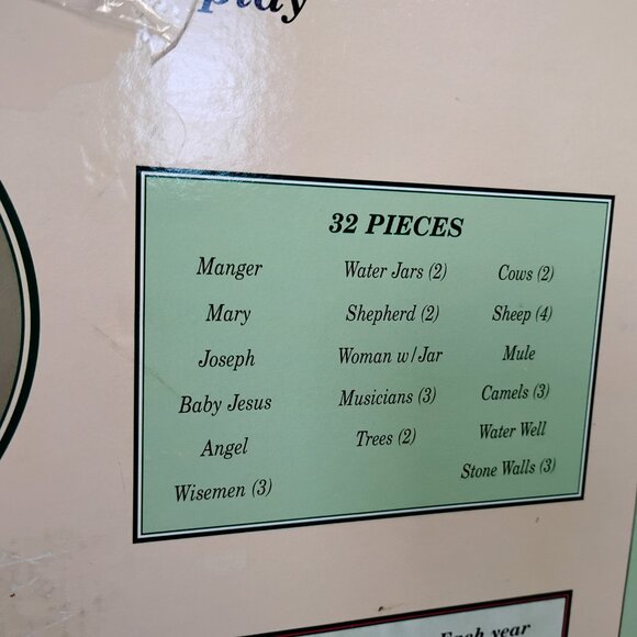 Vintage Mr Christmas Christmas in Bethlehem Nativity 1997 - Picture 12 of 15